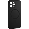 ObaStyle Metal Effect Magnetic Soft Cover Case για Apple iPhone 12 Pro - Μαύρο