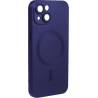 ObaStyle Metal Effect Magnetic Soft Cover Case για Apple iPhone 15 - Μπλε Μαρίν