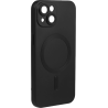 ObaStyle Metal Effect Magnetic Soft Cover Case για Apple iPhone 13 - Μαύρο