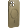 ObaStyle Metal Effect Magnetic Soft Cover Case για Apple iPhone 13 - Χρυσό