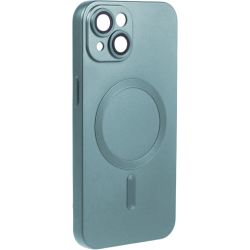 ObaStyle Metal Effect Magnetic Soft Cover Case για Apple iPhone 13 - Γαλάζιο