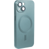 ObaStyle Metal Effect Magnetic Soft Cover Case για Apple iPhone 13 - Γαλάζιο