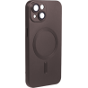 ObaStyle Metal Effect Magnetic Soft Cover Case για Apple iPhone 13 - Γραφίτης