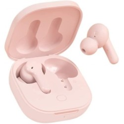 QCY T13 TWS In-ear Bluetooth Handsfree Ακουστικά με Θήκη Φόρτισης - Ροζ ακουστικα και θηκη