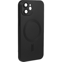 ObaStyle Metal Effect Magnetic Soft Cover Case για Apple iPhone 11 - Μαύρο