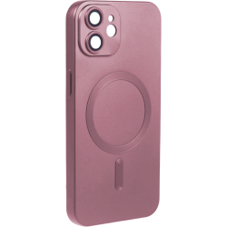 ObaStyle Metal Effect Magnetic Soft Cover Case για Apple iPhone 11 - Ροζ Χρυσό