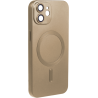 ObaStyle Metal Effect Magnetic Soft Cover Case για Apple iPhone 11 - Χρυσό