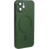 ObaStyle Metal Effect Magnetic Soft Cover Case για Apple iPhone 11 - Πράσινο