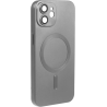 ObaStyle Metal Effect Magnetic Soft Cover Case για Apple iPhone 11 - Ασημί