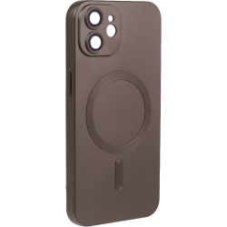 ObaStyle Metal Effect Magnetic Soft Cover Case για Apple iPhone 11 - Γραφίτης