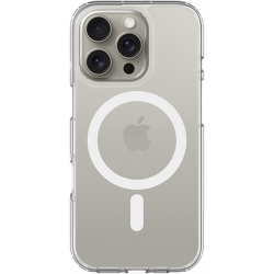 Θήκη Σιλικόνης MagSafe Magnetic για iPhone 16 Pro Max - Διάφανο