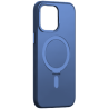 MLK+ Semiclear Magnetic Hard Stand Case για Apple iPhone 13 - Μπλε