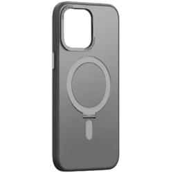 MLK+ Semiclear Magnetic Hard Stand Case για Apple iPhone 13 Pro - Γκρι