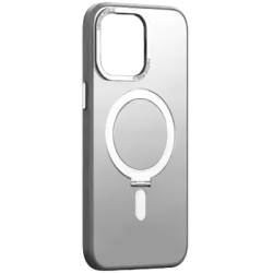 MLK+ Semiclear Magnetic Hard Stand Case για Apple iPhone 13 Pro - Λευκό