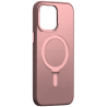 MLK+ Semiclear Magnetic Hard Stand Case για Apple iPhone 13 Pro - Ροζ