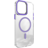 MLK+ Magnetic Clear Cover Case για iPhone 16 Pro - Βιολετί