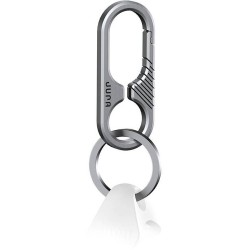 JURA Titanium Anchor Μπρελόκ για AirPods & AirPods Pro – Ασημί