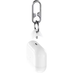 JURA Titanium Anchor Μπρελόκ για AirPods & AirPods Pro – Ασημί