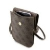 Guess “Wallet 4G Stripes” Pouch with cord Τσαντάκι κατάλληλο για smartphone Small / Medium 170x95mm με κορδονάκι Καφέ – GUWBP4RP