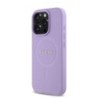 Guess Magsafe “Saffiano Collection" Hard Case Θήκη προστασίας από δερματίνη – iPhone 16 Pro Μωβ – GUHMP16LPSAHMCU