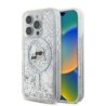 Karl Lagerfeld Magsafe Ringstand Liquid Glitter Hard Case Θήκη προστασίας από σκληρό πλαστικό – iPhone 16 Pro Glitter Διάφανη –
