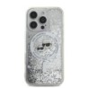 Karl Lagerfeld Magsafe Ringstand Liquid Glitter Hard Case Θήκη προστασίας από σκληρό πλαστικό – iPhone 16 Pro Glitter Διάφανη –