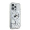 Karl Lagerfeld Magsafe Ringstand Liquid Glitter Hard Case Θήκη προστασίας από σκληρό πλαστικό – iPhone 16 Pro Glitter Διάφανη –