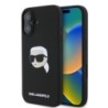 Karl Lagerfeld Magsafe Karl's Head Print Case Θήκη προστασίας από σιλικόνη – iPhone 16 Μαύρο – KLHMP16SSKHPPLK Karl Lagerfeld Magsafe Karl's Head Print Case Θήκη προστασίας από σιλικόνη – iPhone 16 Μαύρο – KLHMP16SSKHPPLK