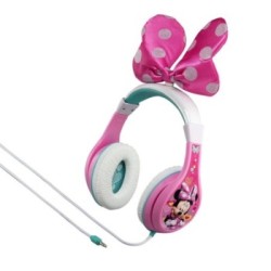 eKids Minnie Mouse Ενσύρματα Ακουστικά με ασφαλή μέγιστη ένταση ήχου για παιδιά και εφήβους MM-140 Ροζ/Λευκό