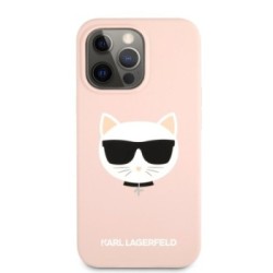 Karl Lagerfeld 3D Rubber Case Choupette's Head Θήκη προστασίας από σιλικόνη – iPhone 13 Pro Max Ροζ - KLHCP13XSLCHLP