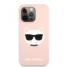 Karl Lagerfeld 3D Rubber Case Choupette's Head Θήκη προστασίας από σιλικόνη – iPhone 13 Pro Max Ροζ - KLHCP13XSLCHLP