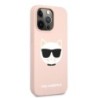 Karl Lagerfeld 3D Rubber Case Choupette's Head Θήκη προστασίας από σιλικόνη – iPhone 13 Pro Max Ροζ - KLHCP13XSLCHLP