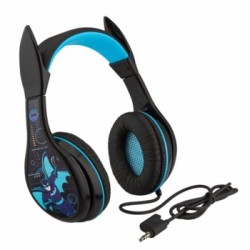 eKids Batman Ενσύρματα Ακουστικά με ασφαλή μέγιστη ένταση ήχου για παιδιά και εφήβους BM-140 Μαύρο/Γαλάζιο