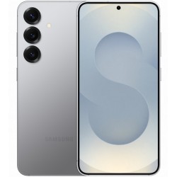 Samsung Galaxy S25 5G Silver Shadow, μπροστά και πίσω όψη