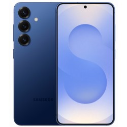 Samsung Galaxy S25 5G Navy, μπροστά και πίσω όψη