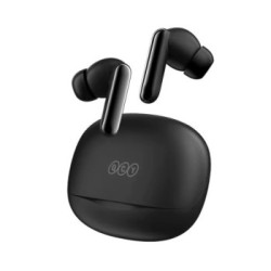 QCY Melobuds N50 Bluetooth Handsfree Ακουστικά με Θήκη Φόρτισης - Μαύρο ακουστικα και κλειστη θηκη