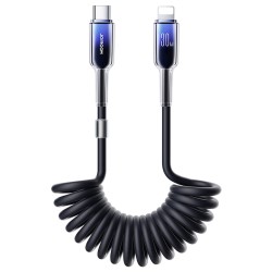 Joyroom Series Spiral USB-C σε Lightning Καλώδιο 30W 1.5m - Μαύρο