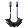 Joyroom Series Spiral USB-C σε Lightning Καλώδιο 30W 1.5m - Μαύρο Joyroom Series Spiral USB-C σε Lightning Καλώδιο 30W 1.5m - Μαύρο