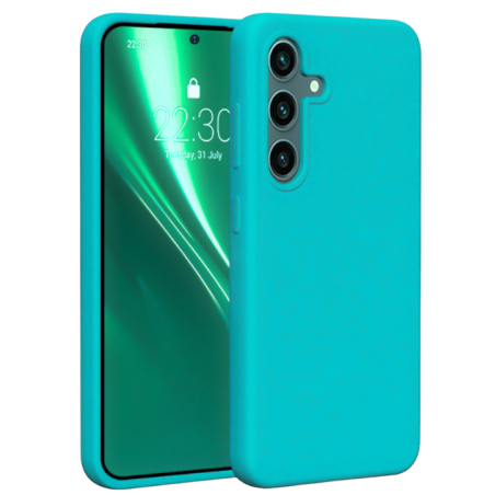 Θήκη Silky And Soft για Samsung Galaxy S25 - Τιρκουάζ