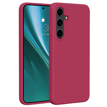 Θήκη Silky And Soft για Samsung Galaxy S25 - Μπορντό