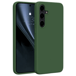 Θήκη Silky And Soft για Samsung Galaxy S25 - Σκούρο Πράσινο