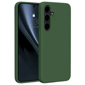 Θήκη Silky And Soft για Samsung Galaxy S25 - Σκούρο Πράσινο