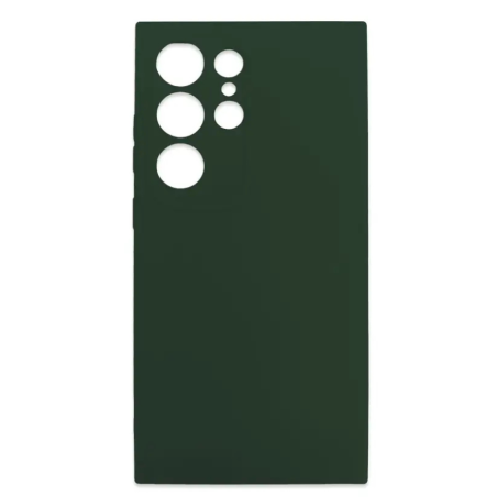 Θήκη σιλικόνης TPU Ultra Slim 0.3mm soft mat για Samsung Galaxy S25 Ultra - Σκούρο Πράσινο