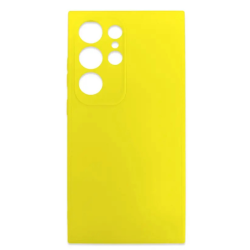 Θήκη σιλικόνης TPU Ultra Slim 0.3mm soft mat για Samsung Galaxy S25 Ultra - Κίτρινο