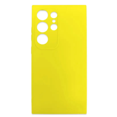 Θήκη σιλικόνης TPU Ultra Slim 0.3mm soft mat για Samsung Galaxy S25 Ultra - Κίτρινο