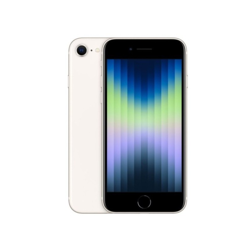 Μεταχειρισμένο Apple iPhone SE 2022 5G 64GB - White μπροστινή και πίσω όψη Μεταχειρισμένο Apple iPhone SE 2022 5G 64GB - White μπροστινή και πίσω όψη