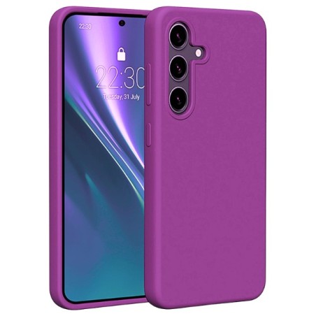 Θήκη Silky And Soft για Samsung Galaxy S25 - Μωβ
