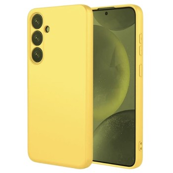 Θήκη σιλικόνης TPU Ultra Slim 0.3mm soft mat για Samsung Galaxy S25 Plus - Κίτρινο