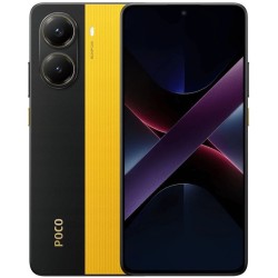 Xiaomi Poco X7 Pro NFC 5G Dual SIM 12GB/512GB - Κίτρινο μπροστινή και πίσω όψη