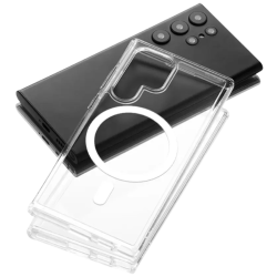 Θήκη Σιλικόνης Tech-Protect Flexair Hybrid Magsafe Case για Samsung Galaxy S24 Ultra - Διάφανο